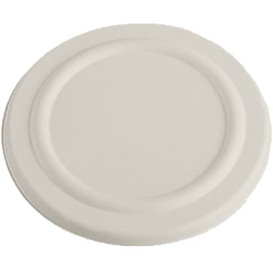 Sugarcane Container Lid 450ml White Ø11cm (600 Units)