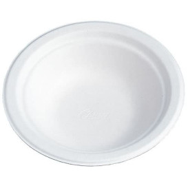 Molded Fiber Bowl "Chinet" White 265ml Ø13,8cm (100 Units)