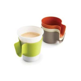 Plastic Cup Holder PP Lime Green (96 Units)