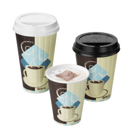 Lid for Paper Cup Hole 10Oz/300ml Ø8,4cm (100 Units) 