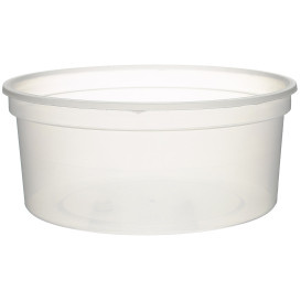 Plastic Deli Container Clear PP 350ml Ø11,5cm (500 Units)