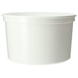 Plastic Deli Container White PP 500ml Ø11,5cm (50 Units)