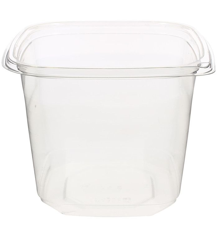 Plastic Deli Container PET Tamper-Evident 750ml 12x12x9cm (500 Units) Plastic Deli Container PET Tamper-Evident 750ml 12x12x9cm (500 Units)