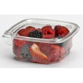 Plastic Deli Container PET Tamper-Evident 375ml 12x12x4cm (1000 Units)