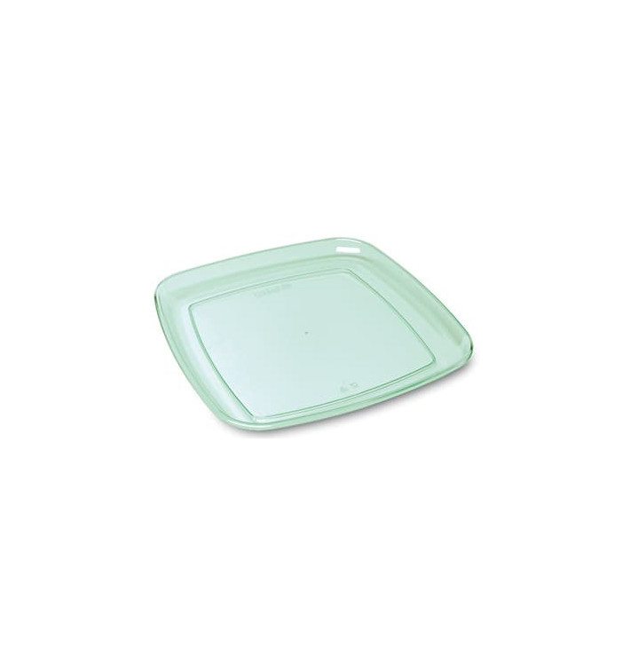 Plastic Tray Square Shape Hard Clear 35x35cm (25 Uds) Plastic Tray Square Shape Hard Clear 35x35cm (25 Uds)