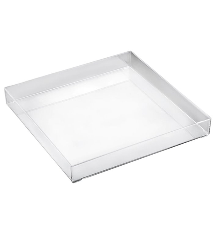 Plastic Tray Clear 30x30cm (1 Unit) Plastic Tray Clear 30x30cm (1 Unit)