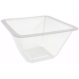 Plastic Bowl PET Heat sealable 375ml 12x12x7cm (50 Units) 