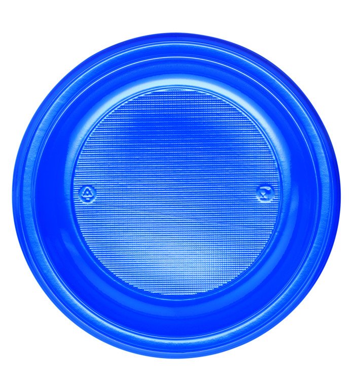 Plastic Plate PS Flat Dark Blue Ø22 cm (780 Units) Plastic Plate PS Flat Dark Blue Ø22 cm (780 Units)
