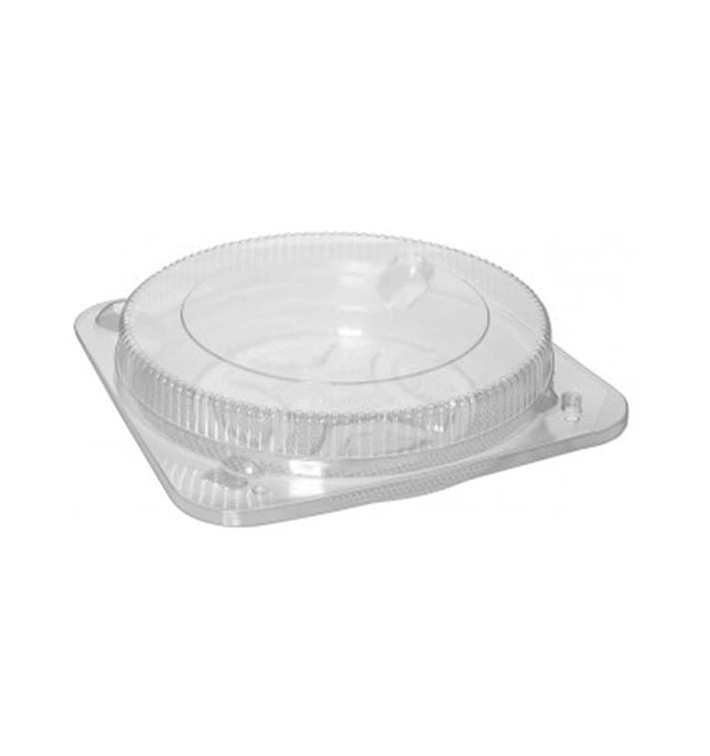 Plastic Cake Box Clear Ø26cm (150 Units) Plastic Cake Box Clear Ø26cm (150 Units)