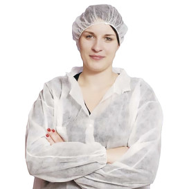 Disposable Lab Coat TST PP Velcro White XL (1 Unit) 