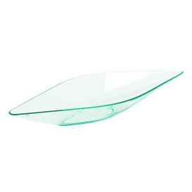 Plastic Tasting Plate PS Canoe 13cm (24 Units) 