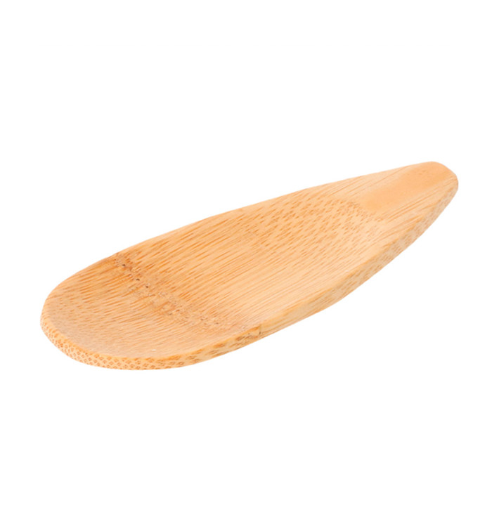 Bamboo Tasting Spoon 10x4cm (24 Units) Bamboo Tasting Spoon 10x4cm (24 Units)