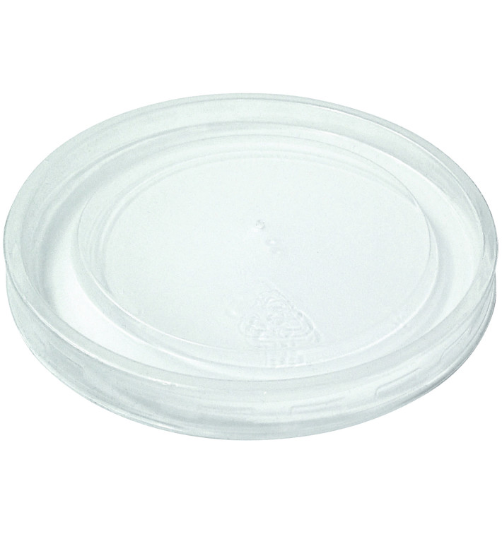 Plastic Lid rPET Crystal Closed Flat Ø4,5cm (3000 Units) Plastic Lid rPET Crystal Closed Flat Ø4,5cm (3000 Units)