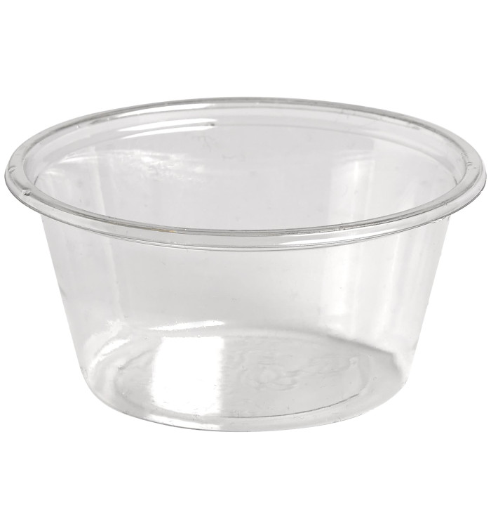 Plastic Souffle Cup rPET Clear 60ml Ø6,2cm (2500 Units) Plastic Souffle Cup rPET Clear 60ml Ø6,2cm (2500 Units)