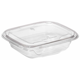 Plastic Deli Container PET Tamper-Evident 375ml 14x12x4cm (84 Units)