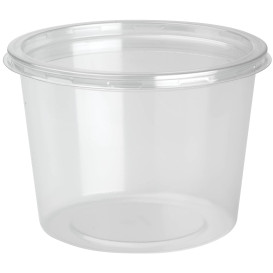 Plastic Deli Container with Lid rPET "DeliLite" 24,6Oz/700ml (50 Units) 