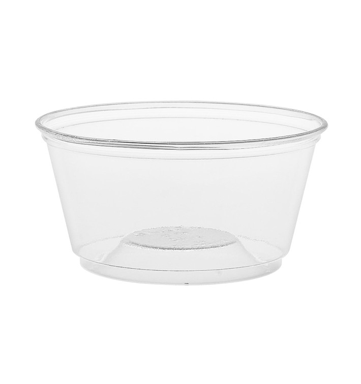 Plastic Container PET Crystal Solo® 5Oz/150ml Ø9,2cm (50 Units)