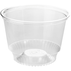 Plastic Container PET Crystal Solo® 8Oz/240ml Ø9,2cm (50 Units)