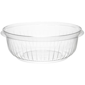 Plastic Salad Bowl PET "PresentaBowls" Clear 360ml Ø15cm (63 Units)  