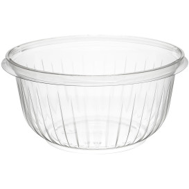 Plastic Salad Bowl PET "PresentaBowls" Clear 475ml Ø15cm (63 Units)  