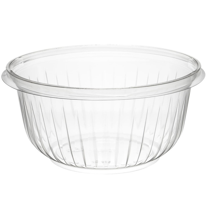 Plastic Salad Bowl PET "PresentaBowls" Clear 475ml Ø15cm (63 Units) Plastic Salad Bowl PET "PresentaBowls" Clear 475ml Ø15cm (63 Units)