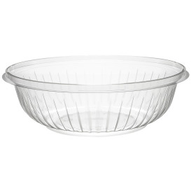 Plastic Salad Bowl PET "PresentaBowls" Clear 710ml Ø18,3cm (63 Units) 