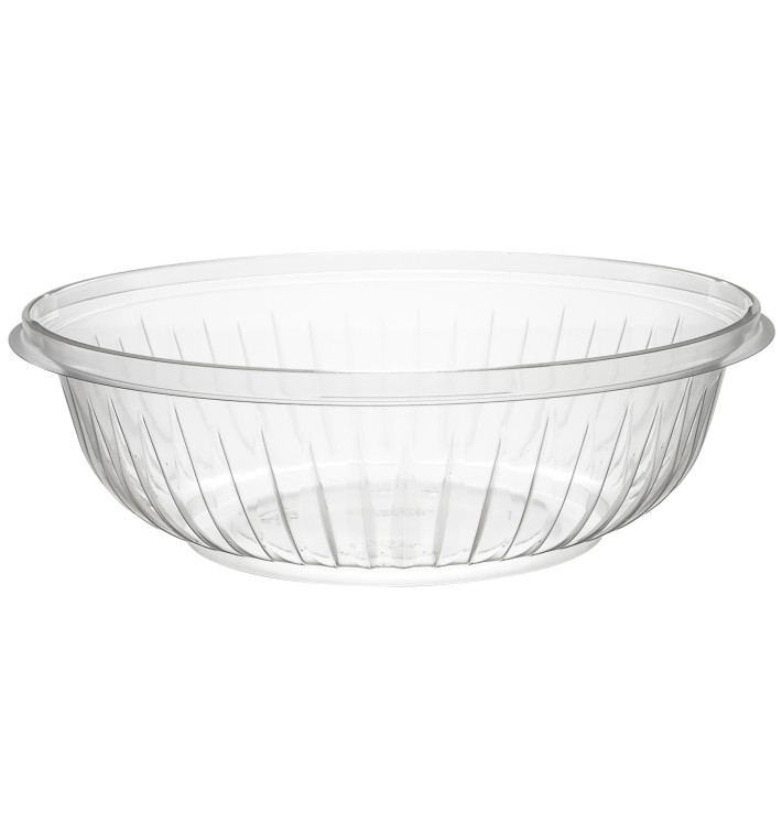 Plastic Salad Bowl PET "PresentaBowls" Clear 710ml Ø18,3cm (63 Units) Plastic Salad Bowl PET "PresentaBowls" Clear 710ml Ø18,3cm (63 Units)