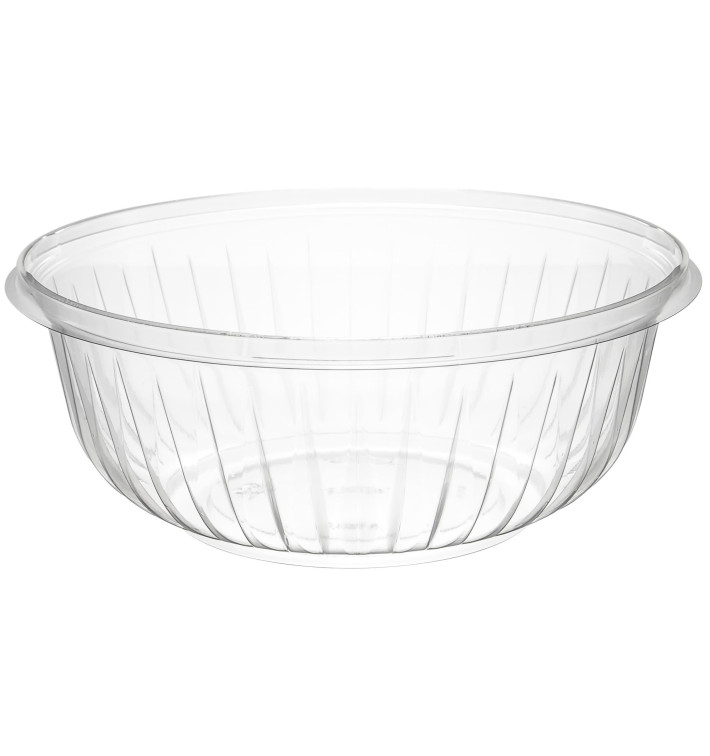 Plastic Salad Bowl PET "PresentaBowls" Clear 950ml Ø18,3cm (252 Units) Plastic Salad Bowl PET "PresentaBowls" Clear 950ml Ø18,3cm (252 Units)