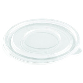 Plastic Lid for Bowl PET Flat Ø14cm (50 Units)