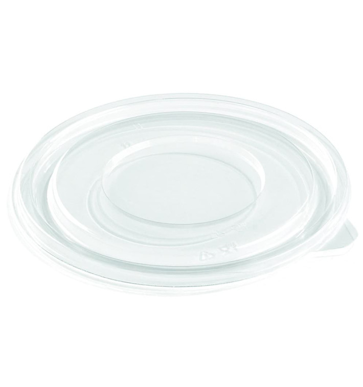 Plastic Lid for Bowl PET Flat Ø14cm (50 Units) Plastic Lid for Bowl PET Flat Ø14cm (50 Units)