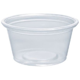Plastic Souffle Cup PP Clear 25ml Ø4,8cm (125 Units)  
