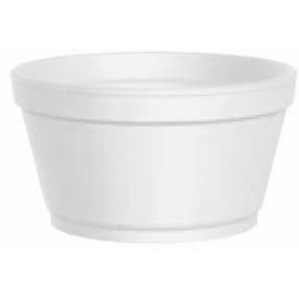 Foam Container White 12 Oz/355ml Ø11,7cm (25 Units) 