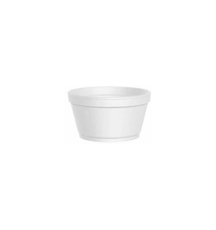 Foam Container White 12 Oz/355ml Ø11,7cm (25 Units) 