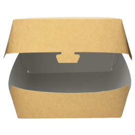 Paper Burger Box Kraft Mega Size 18x16,5x9cm (200 Units)