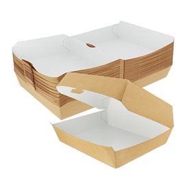 Paper Burger Box Kraft Giant size 23x17,5x8cm (175 Units)