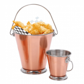 Serving Bucket Steel Copper Ø7x7cm (12 Units)