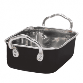 Serving Bucket Steel Black 14,5x9,5cm (1 Unit) 