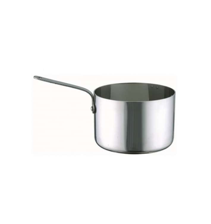 Serving Mini Fry Pan Tray Steel Ø7x4,5cm (1 Unit) Serving Mini Fry Pan Tray Steel Ø7x4,5cm (1 Unit)