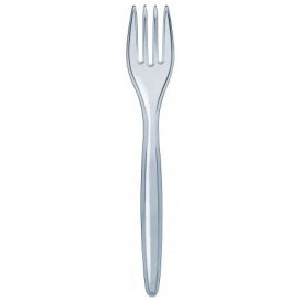 Plastic Fork PS "Luxury" Clear 17,5cm (100 Units) 
