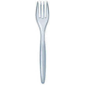 Plastic Fork PS "Luxury" Clear 17,5cm (100 Units) 