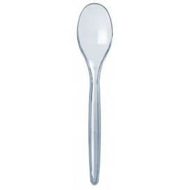 Plastic Spoon PS "Luxury" Clear 17,5cm (100 Units) 
