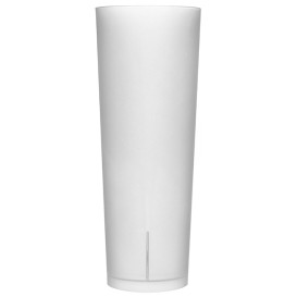 Plastic Collins Glass PP Reusable "Frost" 330ml (10 Units) 