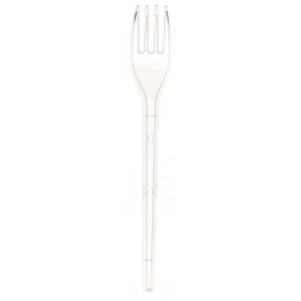 Plastic Fork PS Clear 17cm (3000 Units)