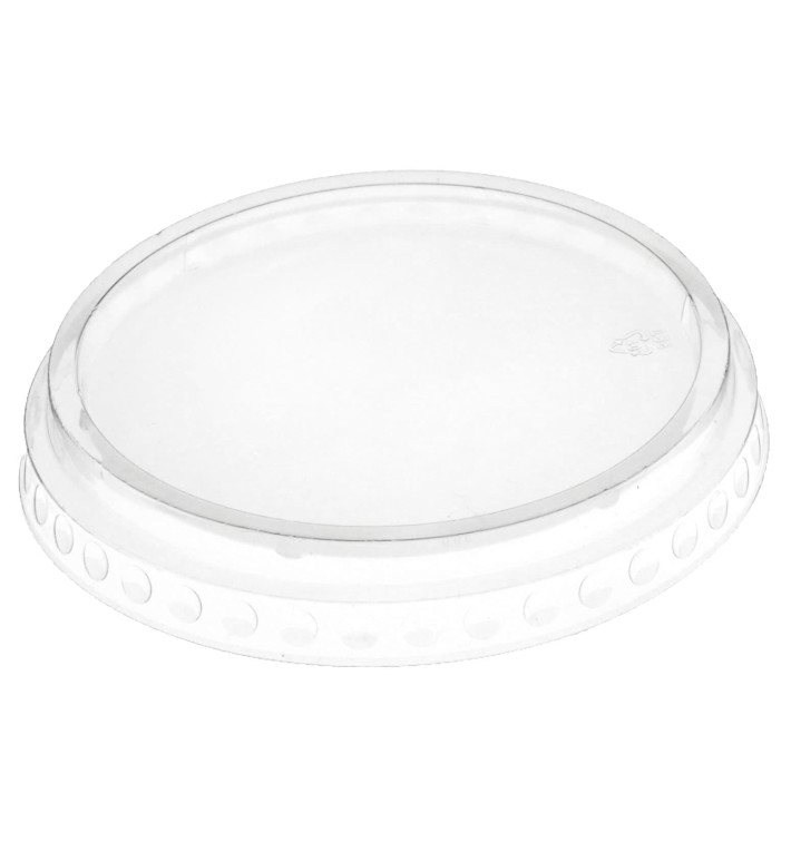 Plastic Lid PET Crystal Flat Ø9,5cm (112 Units) Plastic Lid PET Crystal Flat Ø9,5cm (112 Units)
