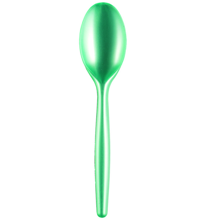 Plastic Spoon PS "Easy" Tiffany Pearl 18,5 cm (20 Units) Plastic Spoon PS "Easy" Tiffany Pearl 18,5 cm (20 Units)