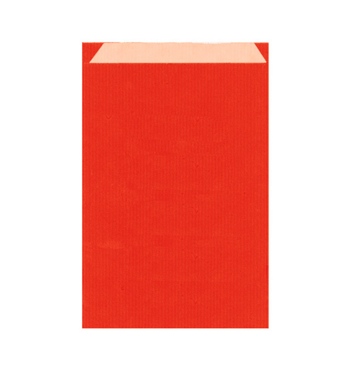 Paper Envelope Kraft Red 26+9x38cm (125 Units) 