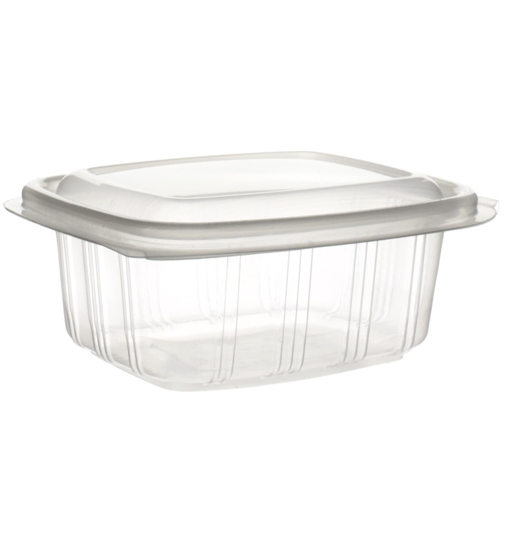 Plastic Hinged Deli Container Microwavable PP High Dome Lid 250ml (50 Units) Plastic Hinged Deli Container Microwavable PP High Dome Lid 250ml (50 Units)