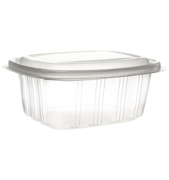 Plastic Hinged Deli Container Microwavable PP High Dome Lid 750ml (50 Units) Plastic Hinged Deli Container Microwavable PP High Dome Lid 750ml (50 Units)