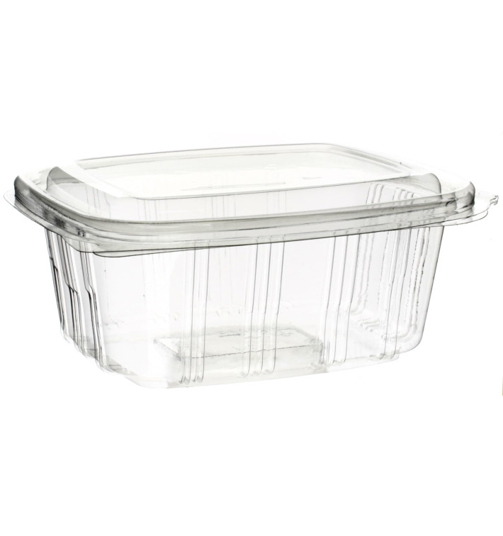 Plastic Hinged Deli Container PET High Dome Lid 750ml (350 Units) Plastic Hinged Deli Container PET High Dome Lid 750ml (350 Units)