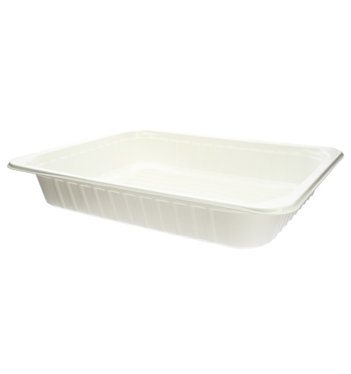 Plastic Tray PP Heat Sealable GS 1/2 28,8x23,5x5cm (200 Units) Plastic Tray PP Heat Sealable GS 1/2 28,8x23,5x5cm (200 Units)